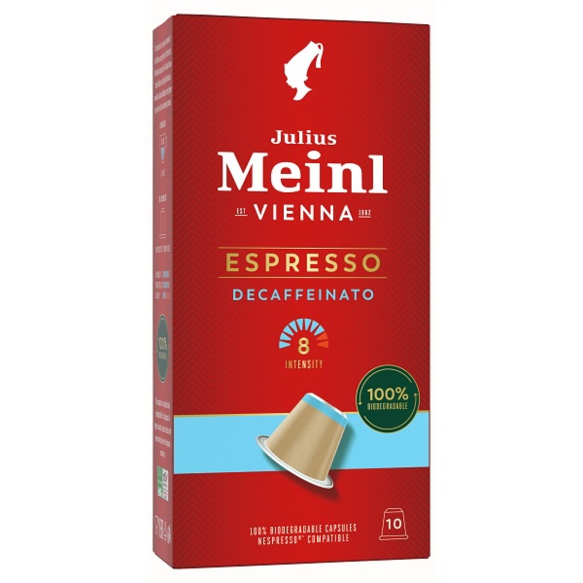 Julius Meinl Espresso Decaf Nespresso съвместими капсули, 10 бр